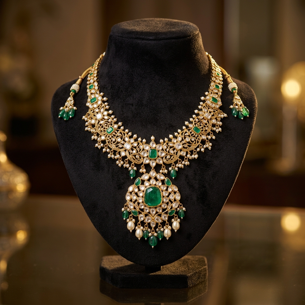 Royal Ruby Kundan Necklace